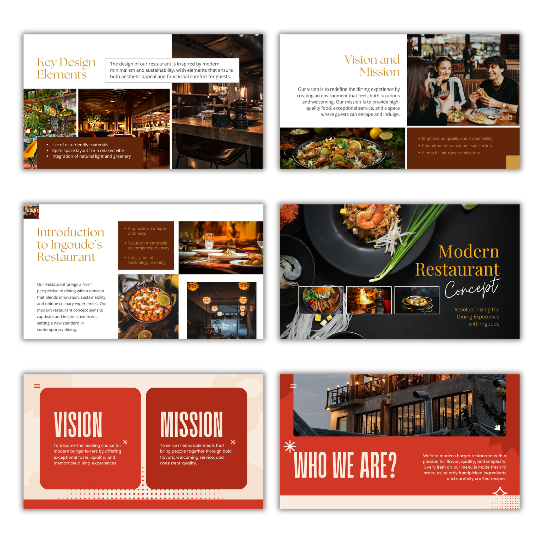 🍽️ 5 Premium Restaurant Intro Videos