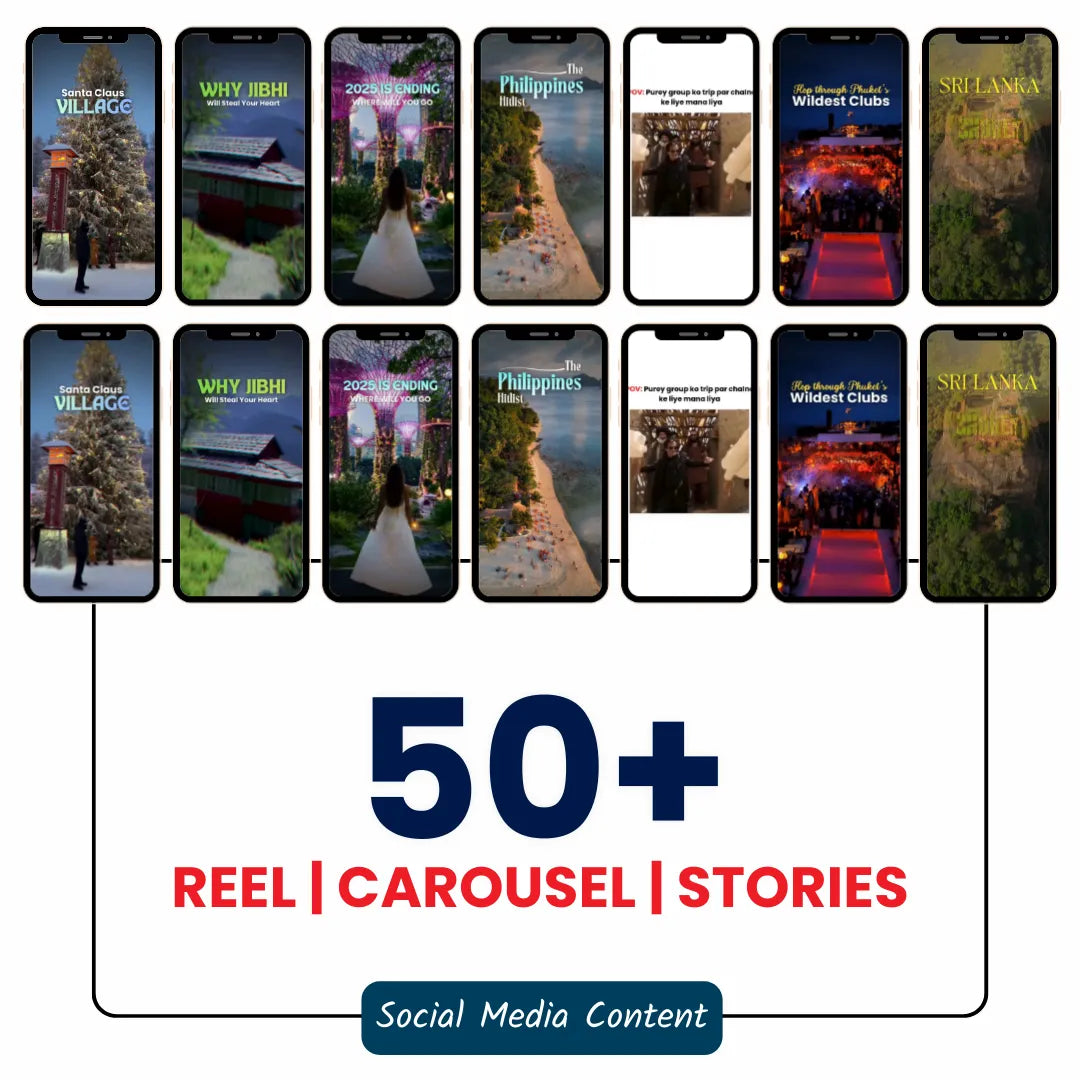 ✈️ Travel Monthly Content Pack – January Edition