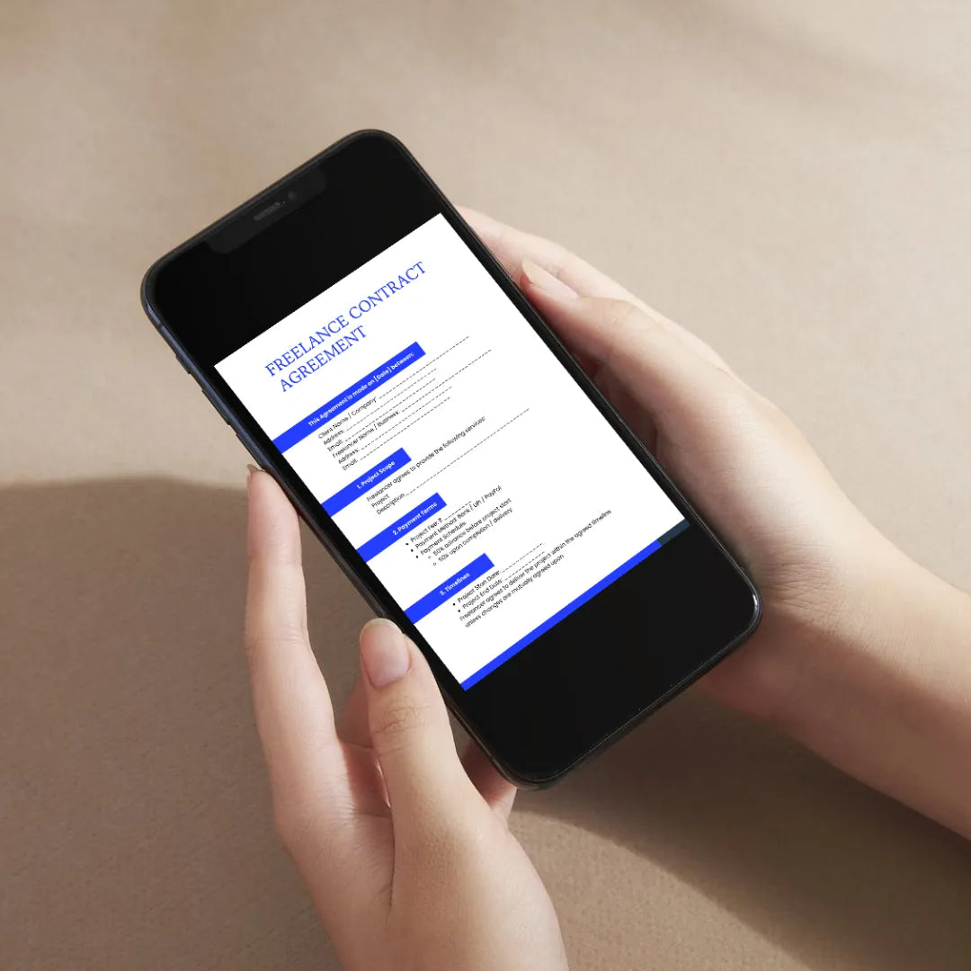 Freelance / Agency Project Agreement / Contract Template 📝