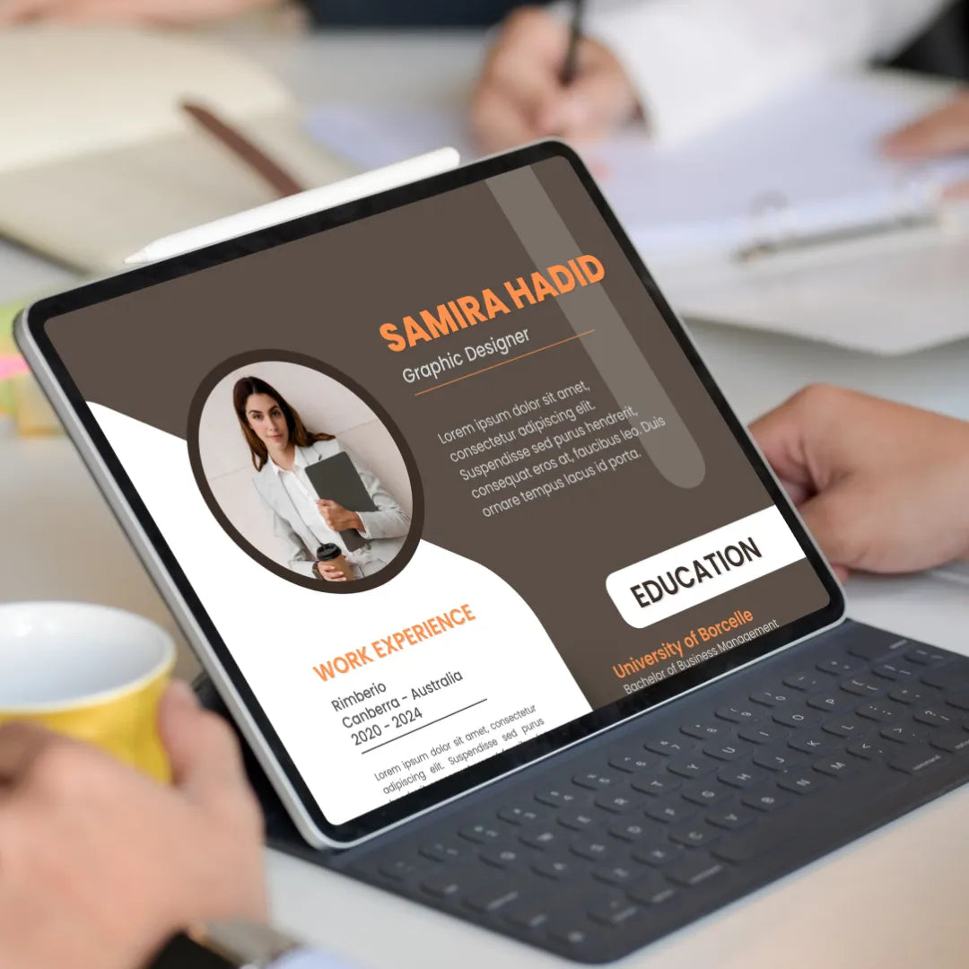 Professional Resume Template: Editable in Canva, Word File & Google Docs | Instant Download