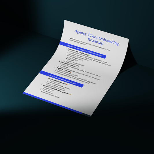 Client Onboarding Guide Template 📄