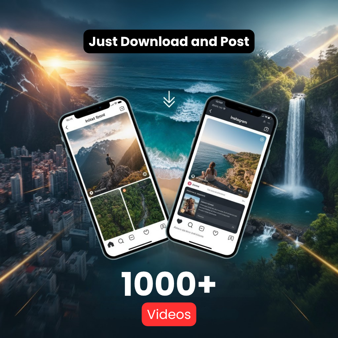Travel & Nature Reels Pack 🎥 (1000+ Viral-Ready Reels for Travel Creators & Agencies)