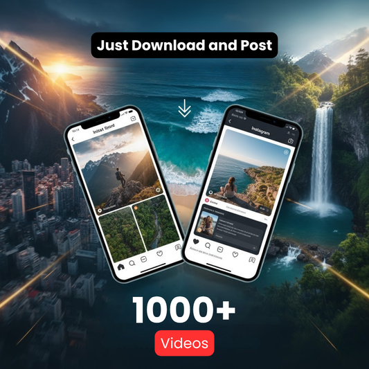 Travel & Nature Reels Pack 🎥 (1000+ Viral-Ready Reels for Travel Creators & Agencies)