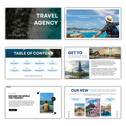 5 Premium Travel Presentation Decks (Fully Editable | Canva & PPT)