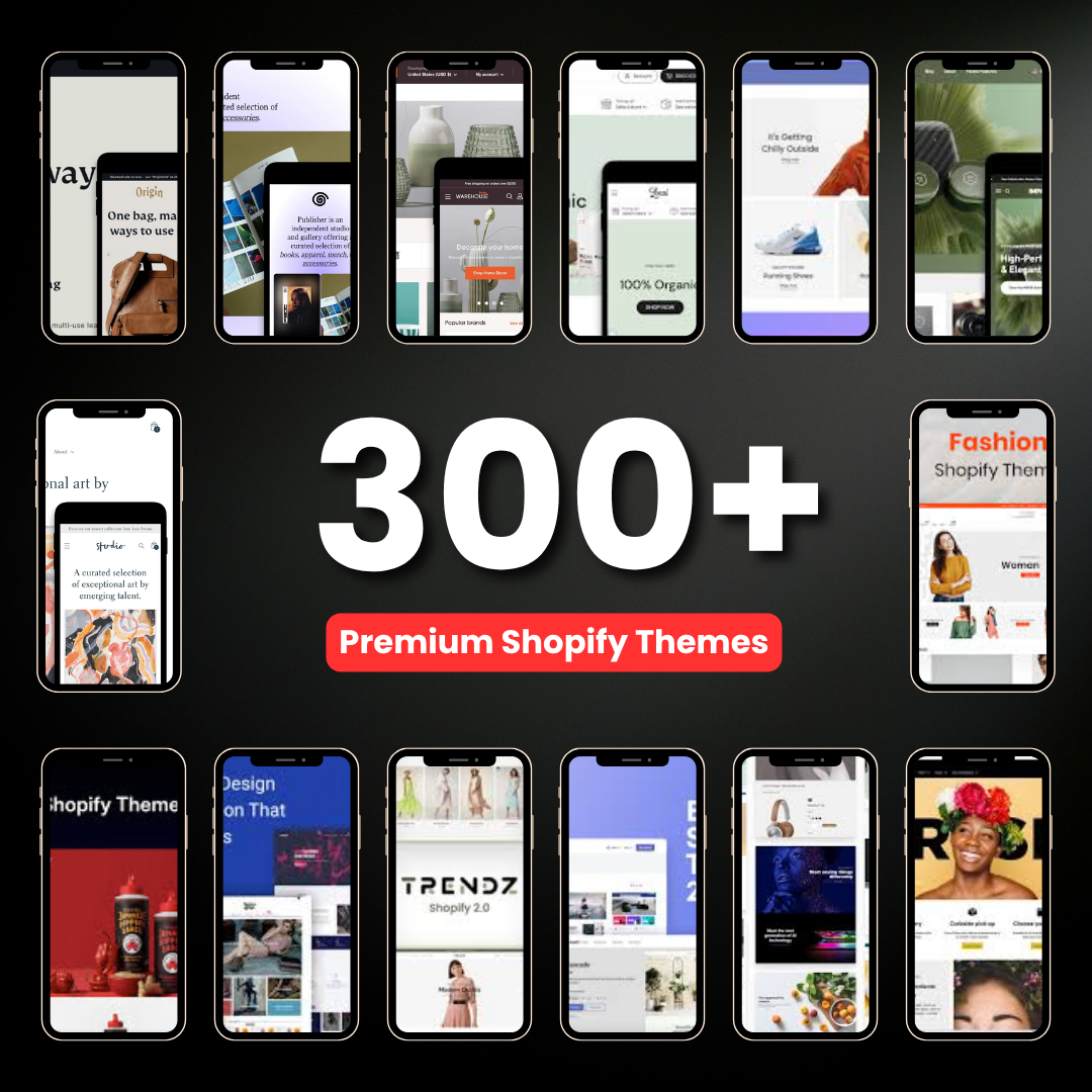 👇  💻 300+ Premium Shopify Themes Bundle – Worth 5 Lacs