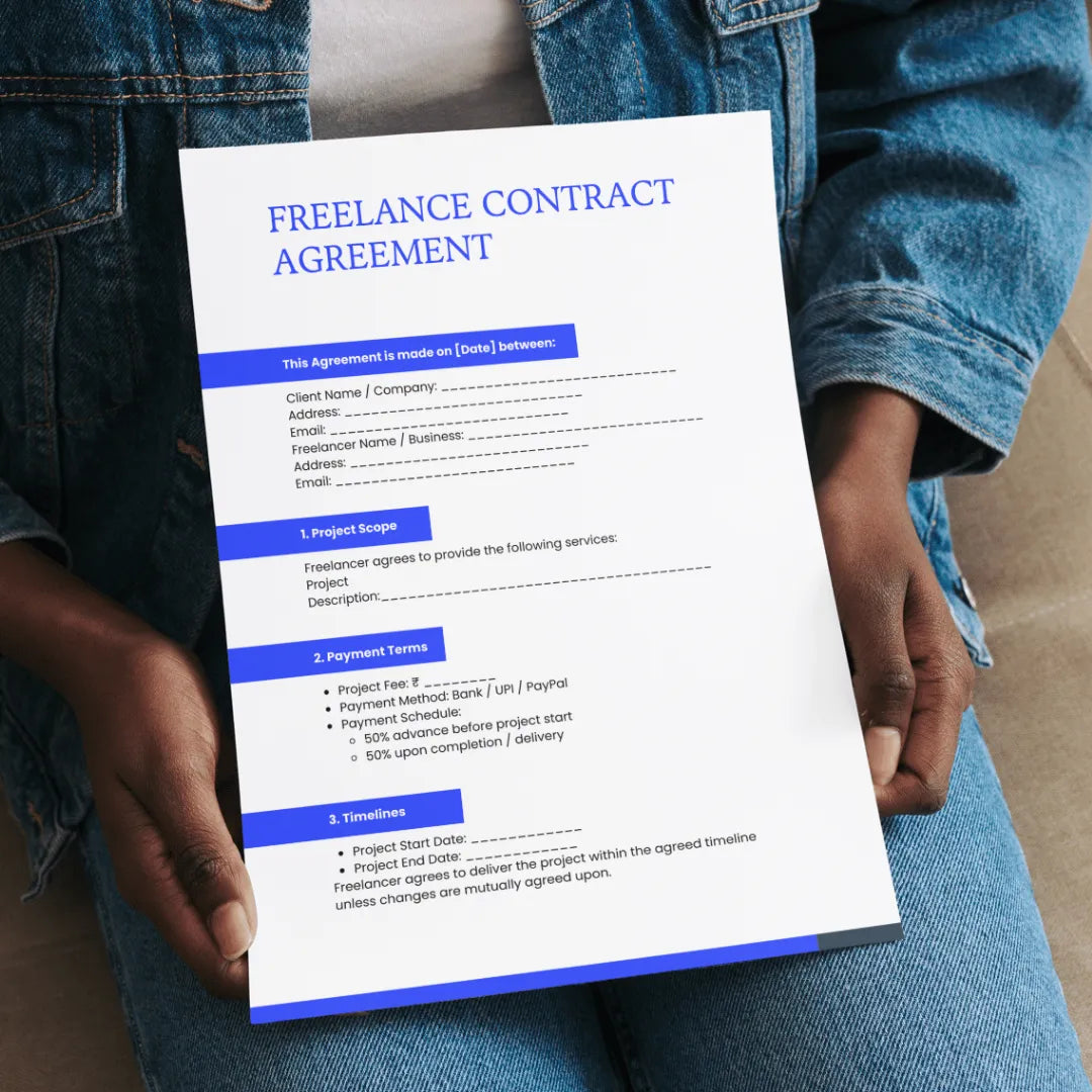 Freelance / Agency Project Agreement / Contract Template 📝