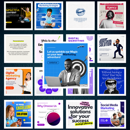📢 Ultimate Marketing Canva Templates Bundle – 200+ Templates 🚀📈