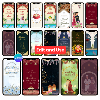 🎉 1000+ Premium Wedding Invitation Templates (Editable in All Software)