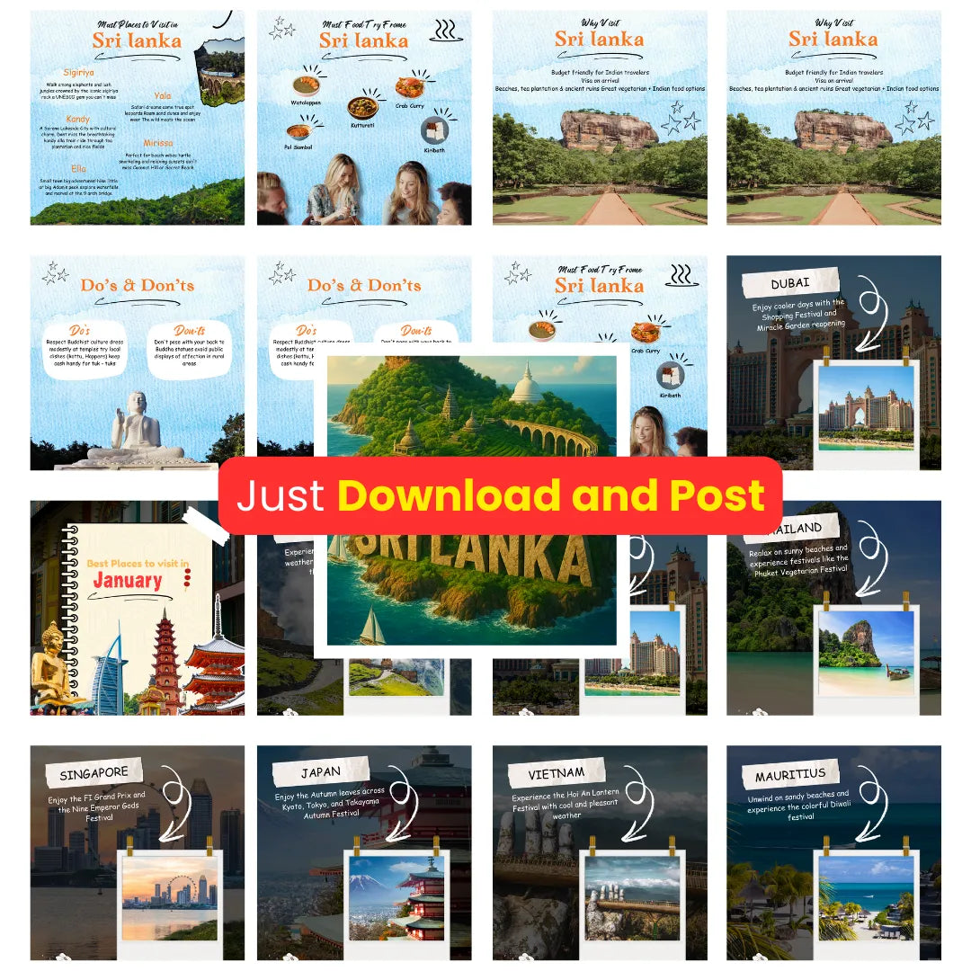 ✈️ Travel Monthly Content Pack – January Edition