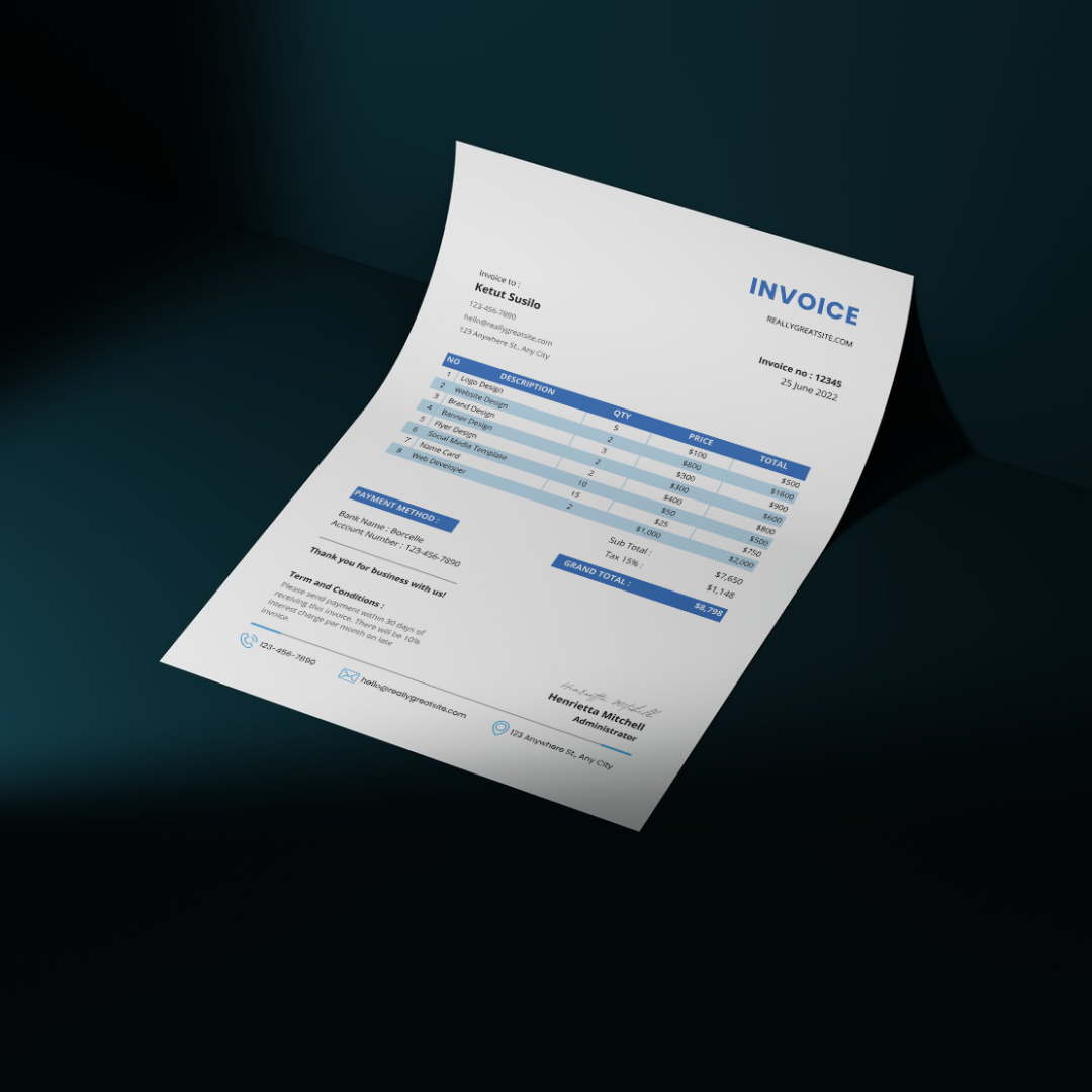 📄 Invoice Templates Pack — Look Professional, Get Paid Faster