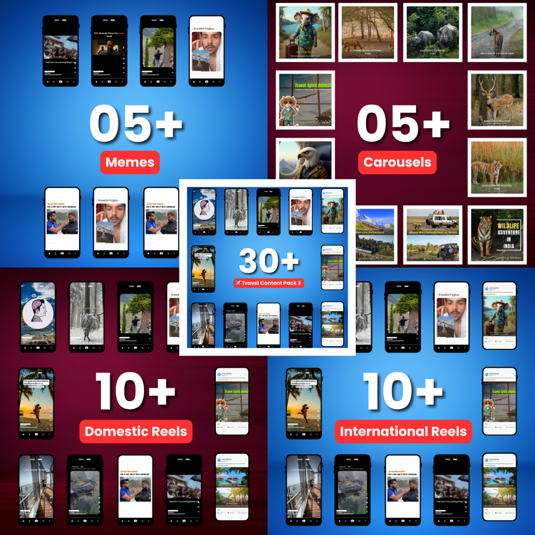 ✈️ Travel Content Pack 3 – “Social-Ready Edition